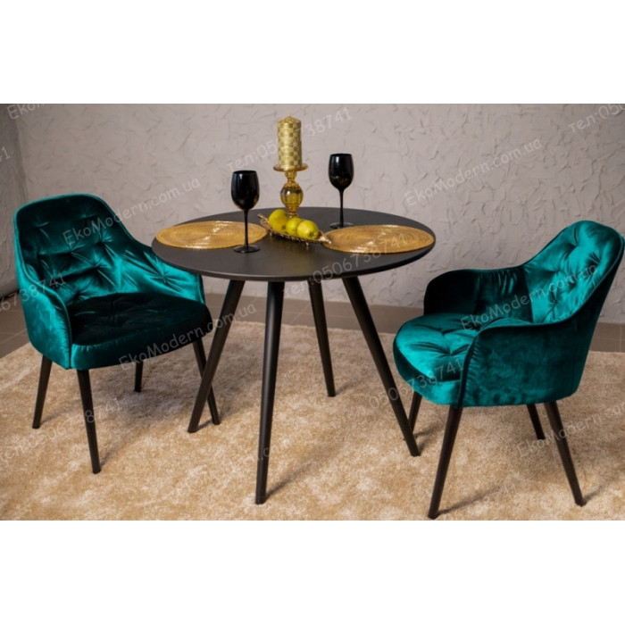 Стілець - крісло МІШЕЛЬ м'яке з підлокітниками